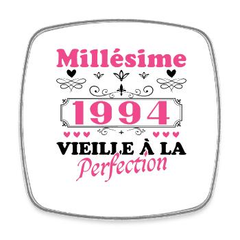 Femme Millésime 1994 Cadeau Anniversaire Humour - Magnet carré - blanc - Devant