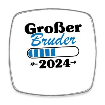 Chargement de Big Brother 2024 - Magnet carré - blanc - Devant
