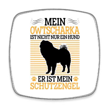 Ovcharka Have a Caucasian Ovcharka - Square fridge magnet - white - Front