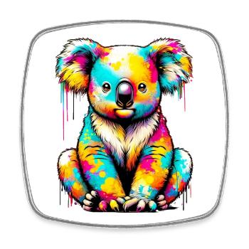 Koala - Square fridge magnet - white - Front