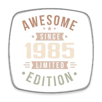Original 1985 Vintage Vintage Birthday 1985 - Square fridge magnet - white - Front