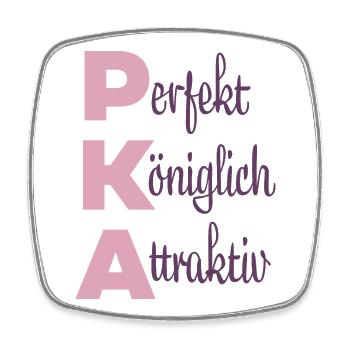 Perfekt Königlich Attraktiv - Viereckiger Kühlschrankmagnet - Weiß - Vorne