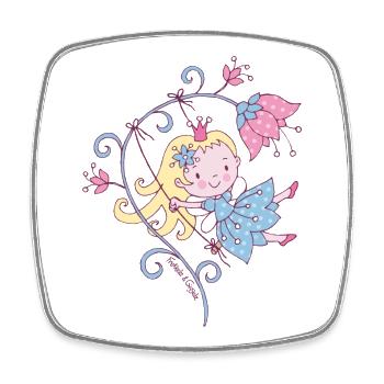Little Fairy - Square fridge magnet - white - Front
