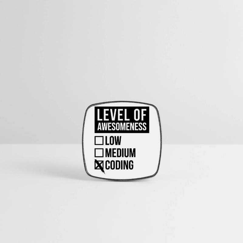 Square fridge magnet