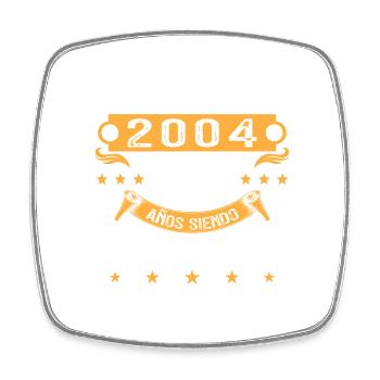 Vinatge 2004 20 Jahre Geburtstagsgeschenk - Viereckiger Kühlschrankmagnet - Weiß - Vorne