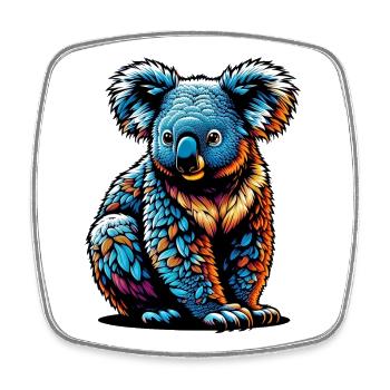 Koala - Square fridge magnet - white - Front
