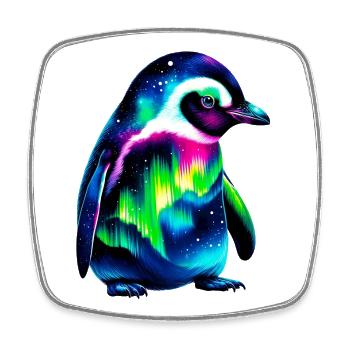 Penguin - Square fridge magnet - white - Front