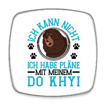 Plans with Do Khyi Tibetan Mastiff Tibetan Mastiff - Square fridge magnet - white - Front