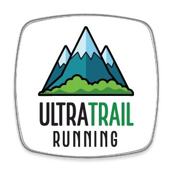 Ultra-Trailrunning - Viereckiger Kühlschrankmagnet - Weiß - Vorne