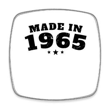 Made in 1965 - Square fridge magnet - white - Front