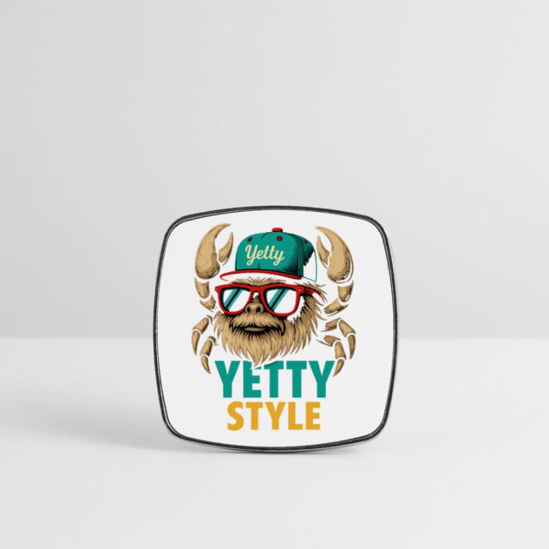 Graphisme Yeti Style Yetty Magnet carré