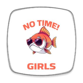 Fish Fisherman Angler Sayings Fishing Fishing Fish - Square fridge magnet - white - Front