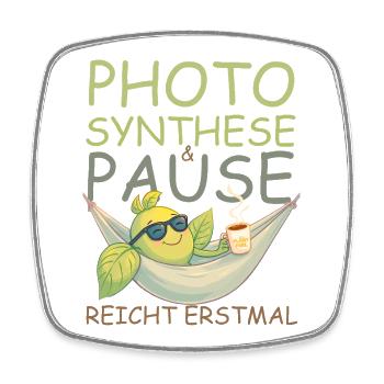 Break, coffee, sunshine – that's enough! - Square fridge magnet - white - Front