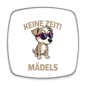 Dog Dog Dog Owner Sayings - Square fridge magnet - white - Front