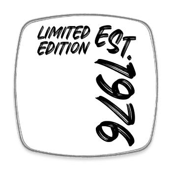 Édition limitée Est. 1976 - Magnet carré - blanc - Devant