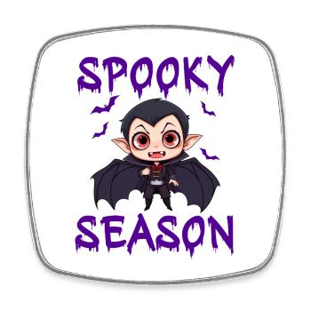 Vampir Halloween Dracula Fledermaus  - Viereckiger Kühlschrankmagnet - Weiß - Vorne