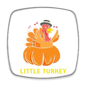 Thanksgiving Mama Mutter Oma Großmutter - Viereckiger Kühlschrankmagnet - Weiß - Vorne