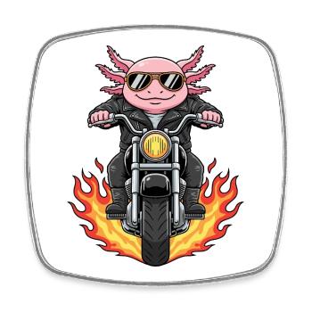 Motos moto moto motards motards cool - Magnet carré - blanc - Devant