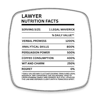 Lawyer Graduation Law Student Attorney Thank You - Square fridge magnet - white - Front