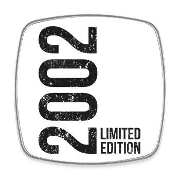 24th Birthday Man 24 Years Limited Edition 2002 - Square fridge magnet - white - Front