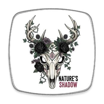 Art vectoriel gothique de cerf de l’enfant de la nature - Magnet carré - blanc - Devant