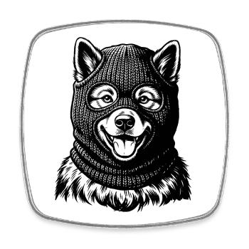 Eurasier | Bandito - Square fridge magnet - white - Front