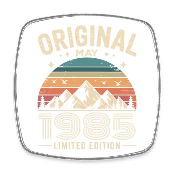 May 1985 – Legend of the Peaks and Mountains - Square fridge magnet - white - Front