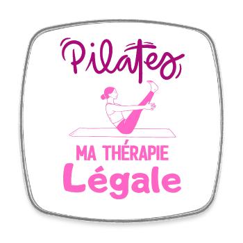 Pilates Ma Thérapie Légale - Magnet carré - blanc - Devant