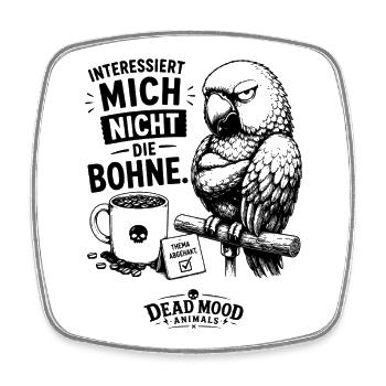 Homeoffice-Profis, Sarkasmus-Fans & Kaffee-Junkies - Viereckiger Kühlschrankmagnet - Weiß - Vorne