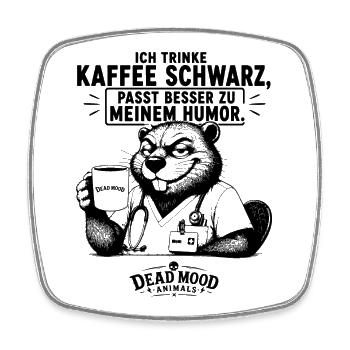 Lustiges Krankenschwester & Pfleger Geschenk - Viereckiger Kühlschrankmagnet - Weiß - Vorne