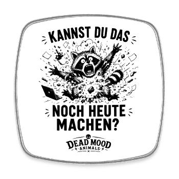 Geschenk für Kollegen Kannst du das noch heute... - Viereckiger Kühlschrankmagnet - Weiß - Vorne