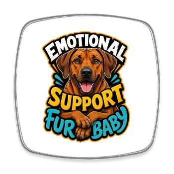 Rhodesian Dog - Square fridge magnet - white - Front
