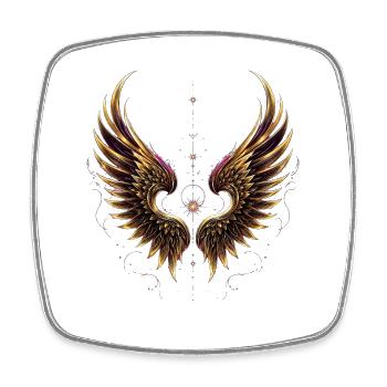 Symbole & Religion - Ailes d’Ange - Magnet carré - blanc - Devant