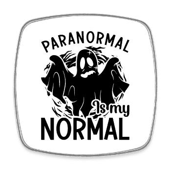 Ghost Hunter Paranormal Ghost Hunt Gift Idea - Square fridge magnet - white - Front