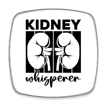Dialysetechniker Nephrologie Dialyse Geschenkidee - Viereckiger Kühlschrankmagnet - Weiß - Vorne