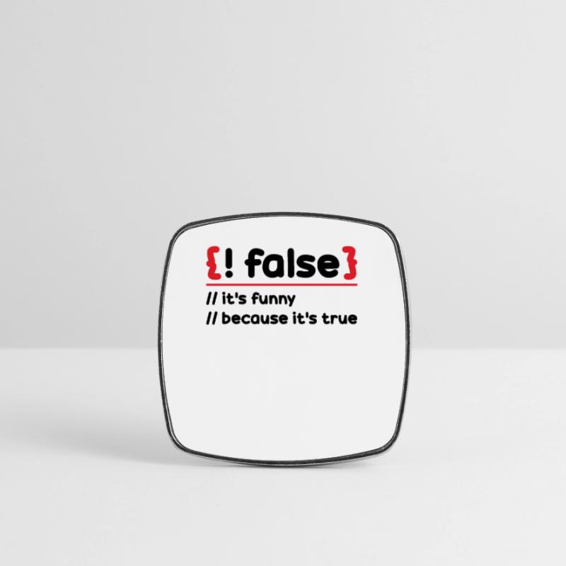 Programmer Programming Software Coding Encoder Square fridge magnet