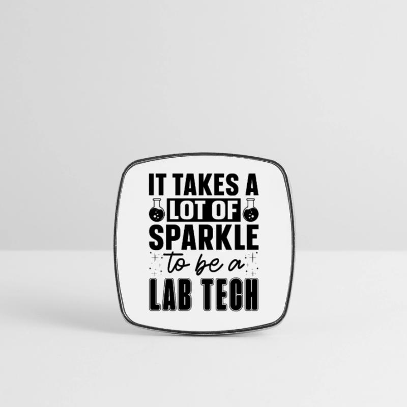 Laboratory Technician Science Profession Gift Idea Square fridge magnet