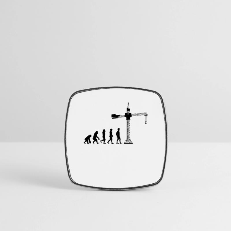 Construction Worker Construction Crane Operator Crane Driver Gift Idea Square fridge magnet