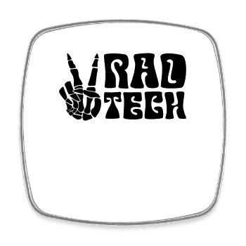Radiology X-ray Technician Rad Tech Gift Idea - Square fridge magnet - white - Front