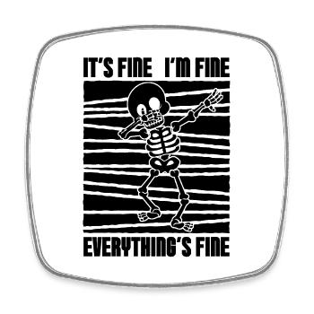 Rad Tech Radiology X-ray Technician Gift Idea - Square fridge magnet - white - Front