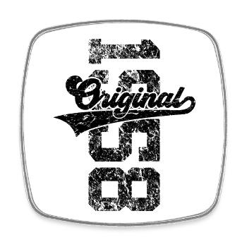 68TH BIRTHDAY ORIGINAL 1958 - Square fridge magnet - white - Front