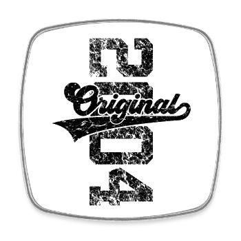 22E ANNIVERSAIRE ORIGINAL 2004 - Magnet carré - blanc - Devant