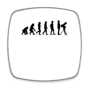 Astronomy Evolution Space Stars Universe Moon - Square fridge magnet - white - Front