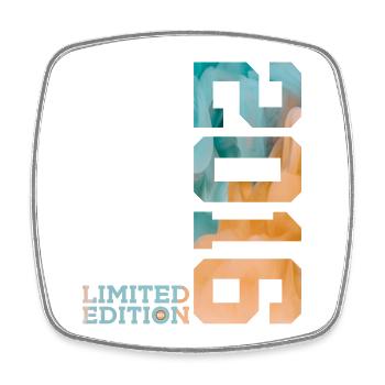 10TH ANNIVERSARY LIMITED EDITION 2016 - Square fridge magnet - white - Front