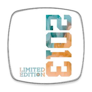 13TH BIRTHDAY LIMITED EDITION 2013 - Square fridge magnet - white - Front