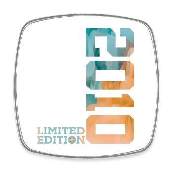 16TH BIRTHDAY LIMITED EDITION 2010 - Square fridge magnet - white - Front