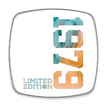 47TH BIRTHDAY LIMITED EDITION 1979 - Square fridge magnet - white - Front