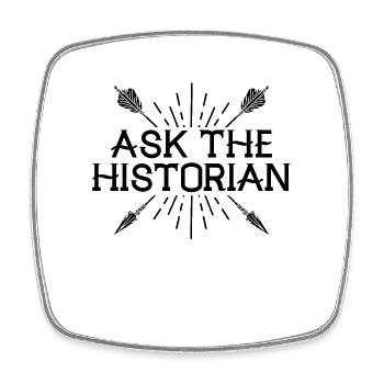 Demandez à l’historien Chercheur historique Historiens - Magnet carré - blanc - Devant
