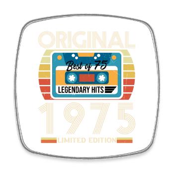 Cadeau D’anniversaire Vintage 1975 Édition Limitée - Magnet carré - blanc - Devant
