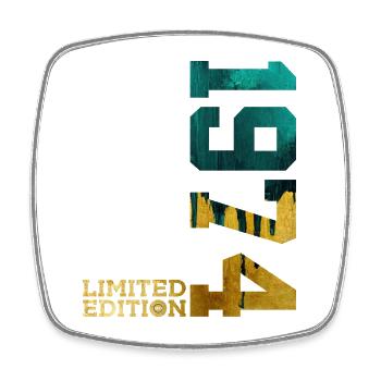 52ND BIRTHDAY LIMITED EDITION 1974 - Square fridge magnet - white - Front